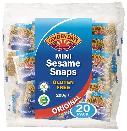 Golden Days Sesame Snaps 20 Pack, 20 Count