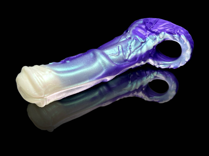 Pegasus Harvey Fantasy Monster Sleeve Horse Realistic Penis 7.5 inch & 8.5 inch platinum silicone wearable adult sex toy for Men and Couple