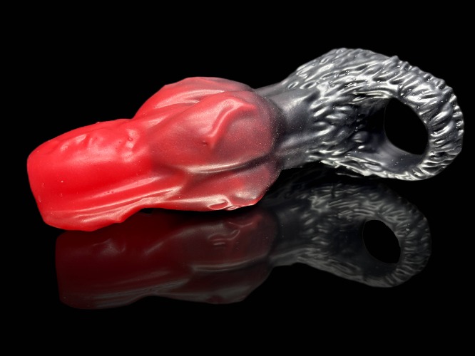 Knotted Werewolf Jacob Sheath Fantasy Monster Sleeve Knot Realistic Penis mini & small platinum silicone wearable adult sex toy for Men and Couple