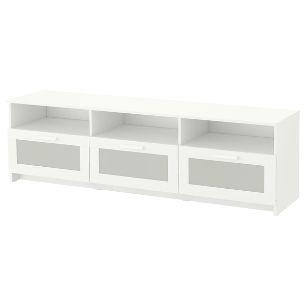 BRIMNES TV unit - white 180x41x53 cm (70 7/8x16 1/8x20 7/8 ")