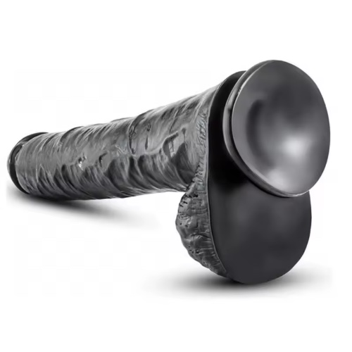 13 Inch Extra Long Black Dildo