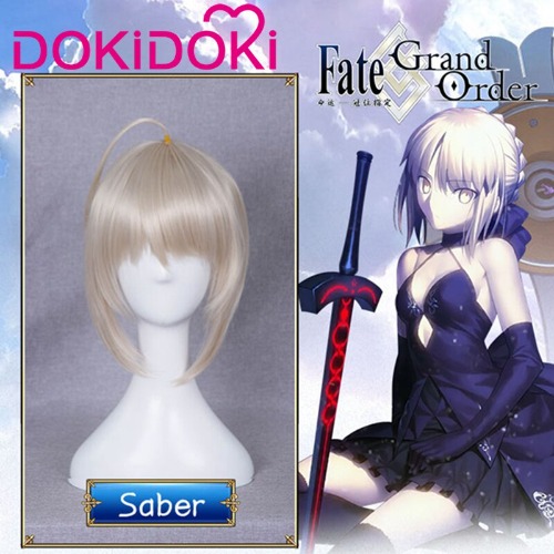 DokiDoki Game Fate/stay night Cosplay Wig Arutoria Pendoragon Hair Women Fate/stay night Saber Alter Cosplay Wig | Alter