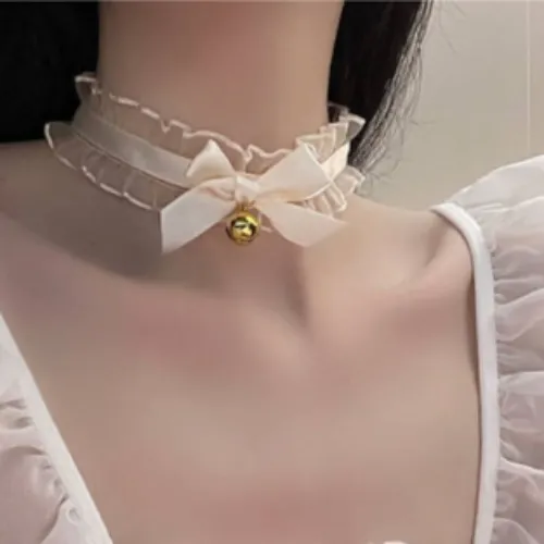 white choker & black choker