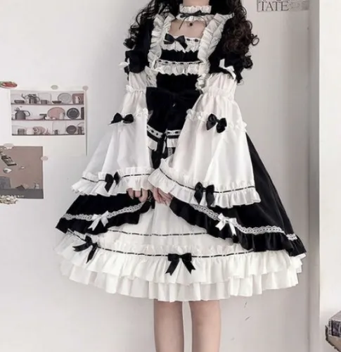 gothic maid suit