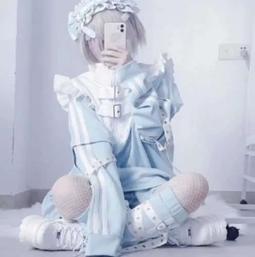 cosplay jersey maid suit