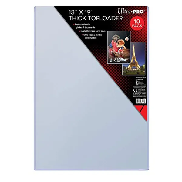 Ultra Pro SFTL1319 13" X 19" Toploader 10ct