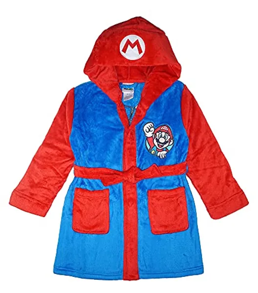 Super Mario boys Costume Plush RobeRobe