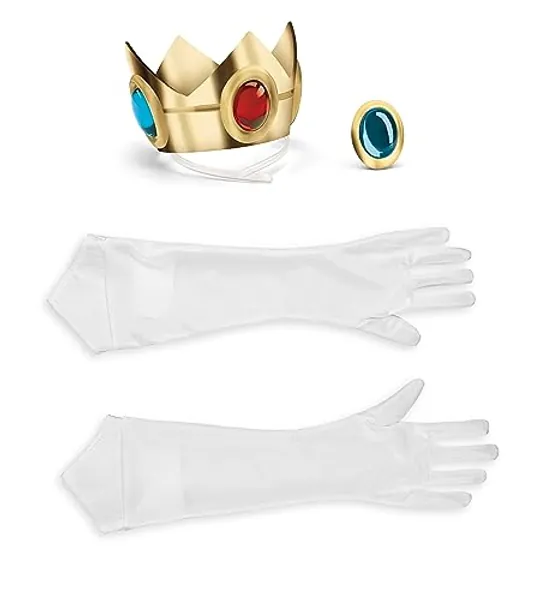 Disguise Women's Nintendo Super Mario Bros.Princess Peach Adult Costume Accessory Kit