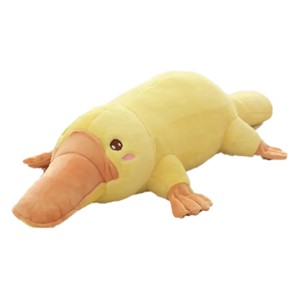 Snuggly Platypus Plushie (5 Sizes) - 47″ / 120cm / Yellow