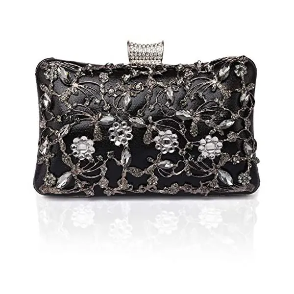 Labair Clutches for Women Rhinestone Evening Purse Clutch Bag Wedding Handbag
