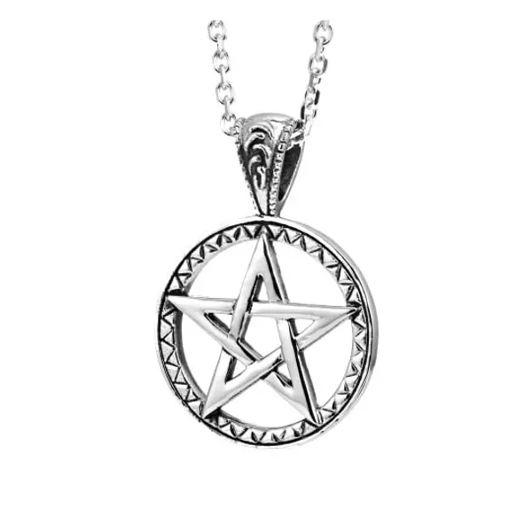 
                            URBAN JEWELRY Powerful Pentacle Necklaces Pentagram, Seal of Solomon Pendant (with Branded Gift Box)
                        