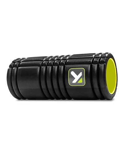 TriggerPoint Grid Patented Multi-Density Foam Massage Roller (Back, Body, Legs) for Exercise, Deep Tissue and Muscle Recovery - Relieves Muscle Pain & Tightness, Improves Mobility & Circulation (13") - Black - Original (13-Inch)