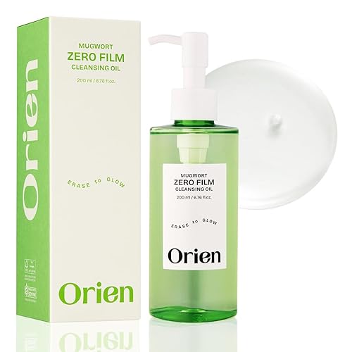 Orien Mugwort Zero Film Cleansing Oil 6.76 fl.oz. 200ml ㅣDaily Makeup Blackhead Removal No pore clogging Korean skincare double cleansing