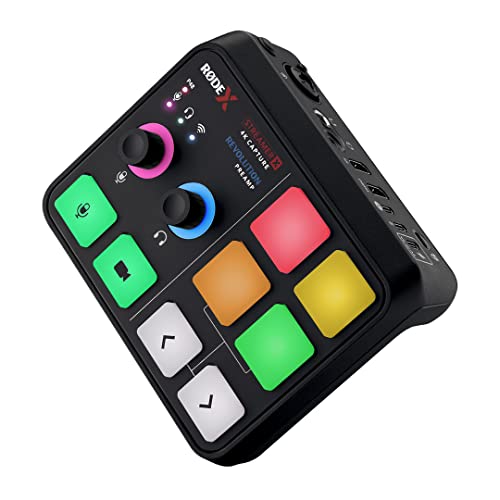 RØDE X Streamer X Professional Integrated Audio Interface and 4K Video Capture Card with XLR, HDMI and TRRS Connectivity for Streaming, Gaming and Content Creation