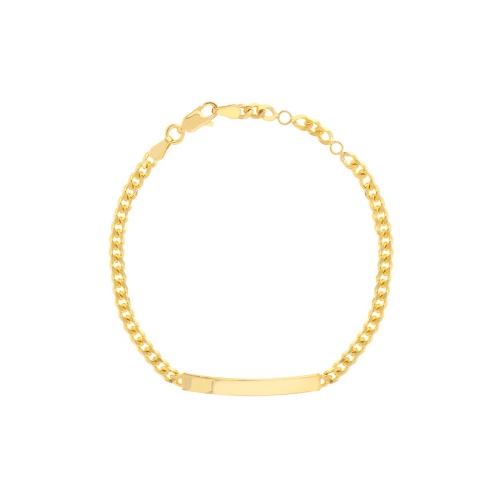 💍14K Gold Engravable Bar Bracelet💍
