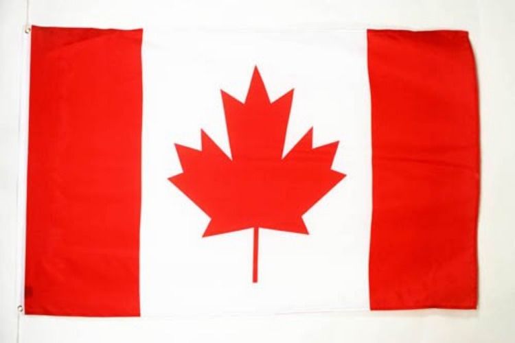 AZ FLAG Canada Flag 2' x 3' - Canadian flags 90 x 60 cm - Banner 2x3 ft light polyester
