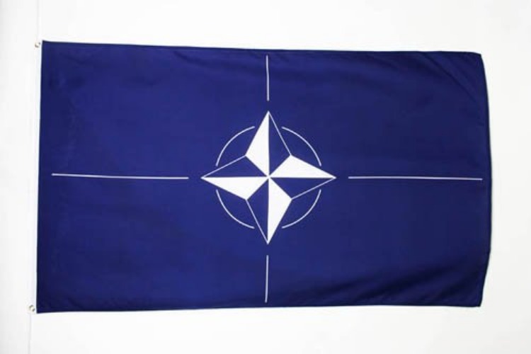 AZ FLAG NATO Flag 2' x 3' - North Atlantic Treaty Organization flags 60 x 90 cm - Banner 2x3 ft
