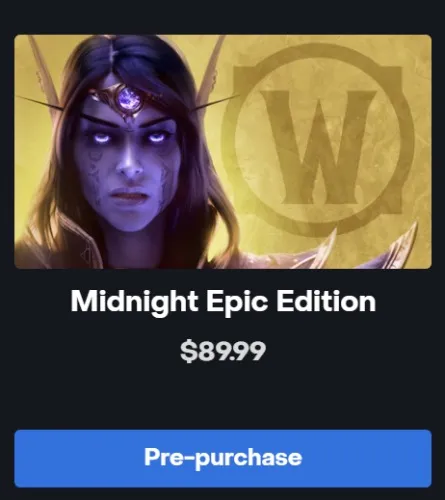 World of Warcraft Midnight Epic Edition