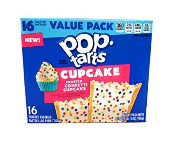 Pop Tarts Frosted Confetti Cupcake