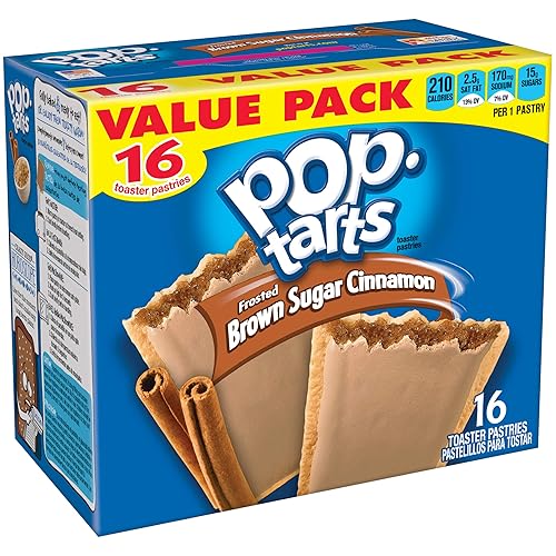 Pop-Tarts Frosted Brown Sugar Cinnamon Toaster Pastries 16 Count