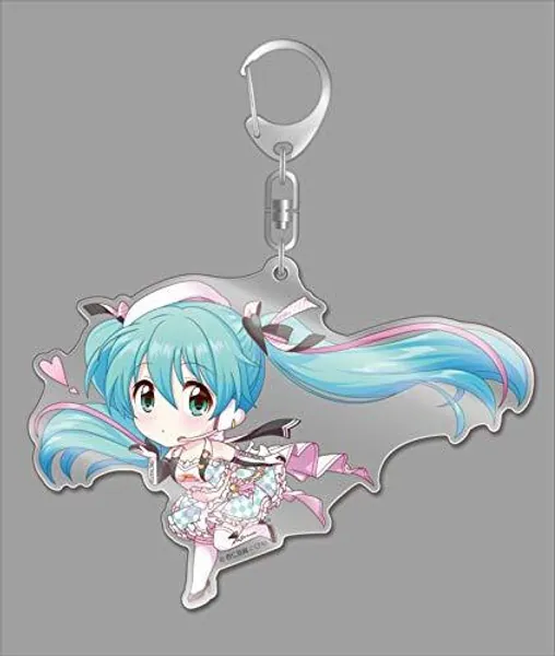 Hatsune Miku Racing 2019 Character Acrylic Deco Key Chain Mascot Ver.3 [In Stock, Ship Today]