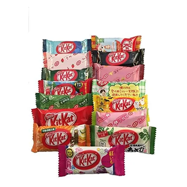 
                            Japanese Kit Kat 16 pcs TONOSAMA selection, ALL DIFFERENT FLAVORS. by TONOSAMA CANDY
                        