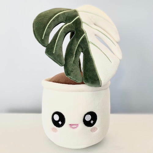 Monstera Deliciosa Albo Variegata Plushie