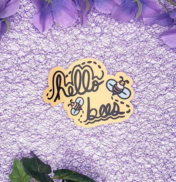 Hello Bees Sticker
