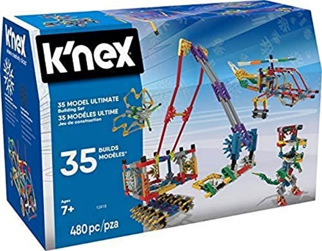 K’NEX – 35 Model Building Set – 480 Pieces – For Ages 7+ Construction Education Toy (Amazon Exclusive) - 35 Model Building