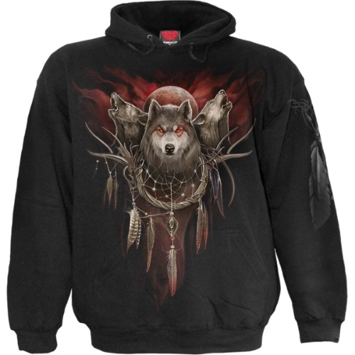 CRY OF THE WOLF - Hoody Black - M
