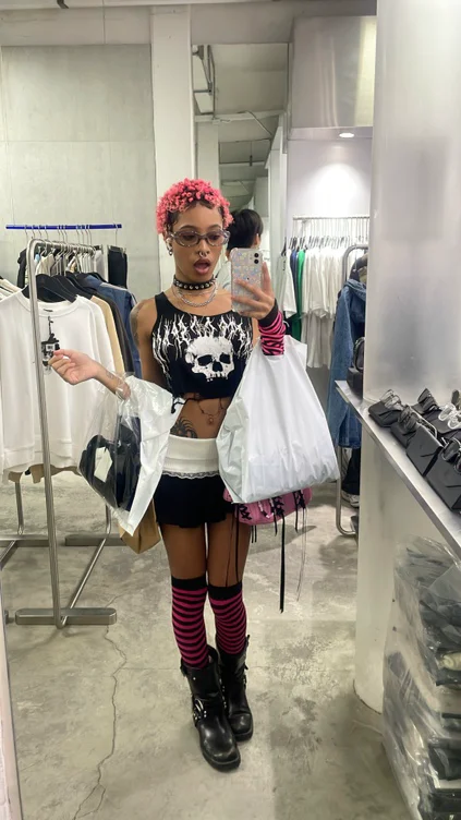 Clothing shopping 