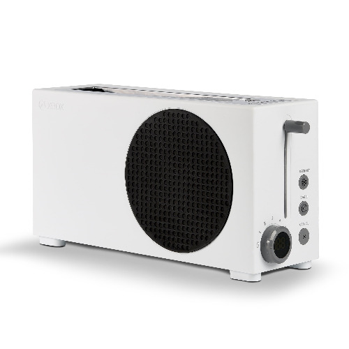 Xbox Series S Toaster 2 Slice Toaster with Wide Slot, Bagel Function, Digitial Countdown Timer, with 6 Shade Settings