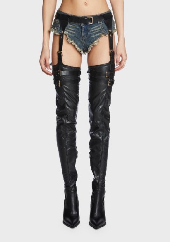 Alessia Thigh High Chap Boots