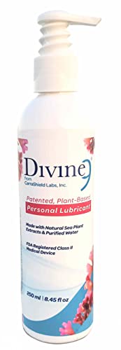 Divine 9 Water-Based Personal Lubricant - 250 ML Bottle