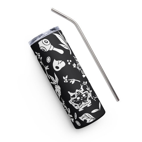 The Koroks | Stainless steel tumbler | The Legend of Zelda - Black