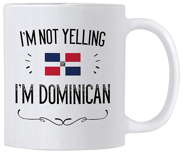 I'm Dominican Mug. Featuring the DR Flag.