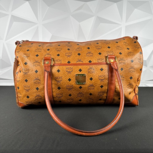 MCM Cognac Duffle Bag (W1166)