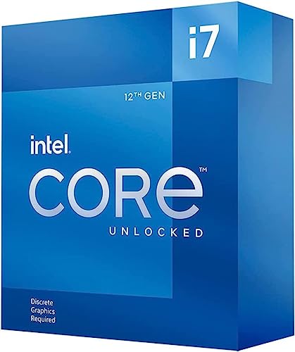 Intel Core i7-12700KF Gaming Desktop Processor 12 (8P+4E) Cores up to 5.0 GHz Unlocked LGA1700 600 Series Chipset 125W - Processor Only