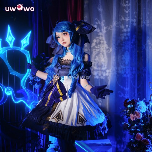Uwowo Collab Series: Game LOL League of Legends Gwen Cosplay Costume | 【Pre-sale】M