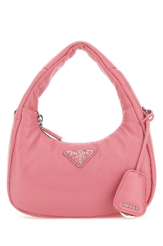 Pink nappa leather mini Prada Soft handbag - OS