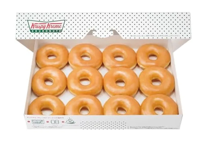 Krispy Kreme Original Glazed Doughnuts Donuts (One Dozen)