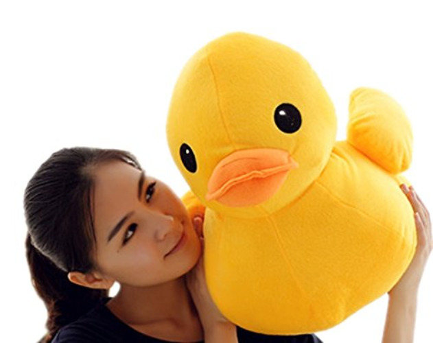 Bansusu 50CM Plush Yellow Duck Soft Stuffed Animal Toy Sofa Decoration for Kids Birthday - 50CM/19.6''