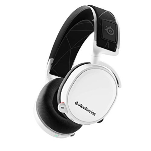 SteelSeries Arctis 7 - Lossless Wireless Gaming Headset with DTS Headphone: X v2.0 Surround - For PC and PlayStation 4 - White - White - Wireless - Arctis 7