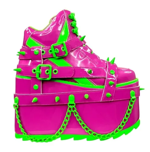 QOZMO BNDG SPIKE - HOT PINK/GREEN | 6