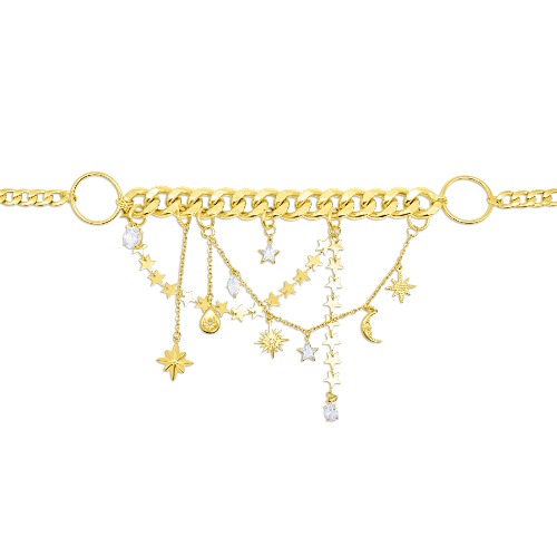 MYSTICUM LUNA | Gold Venera Celestial Choker Necklace | Default Title