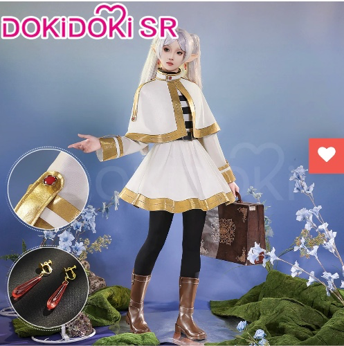DokiDoki-SR Anime Frieren: Beyond Journey's End Cosplay Frieren Costume | M-PRESALE