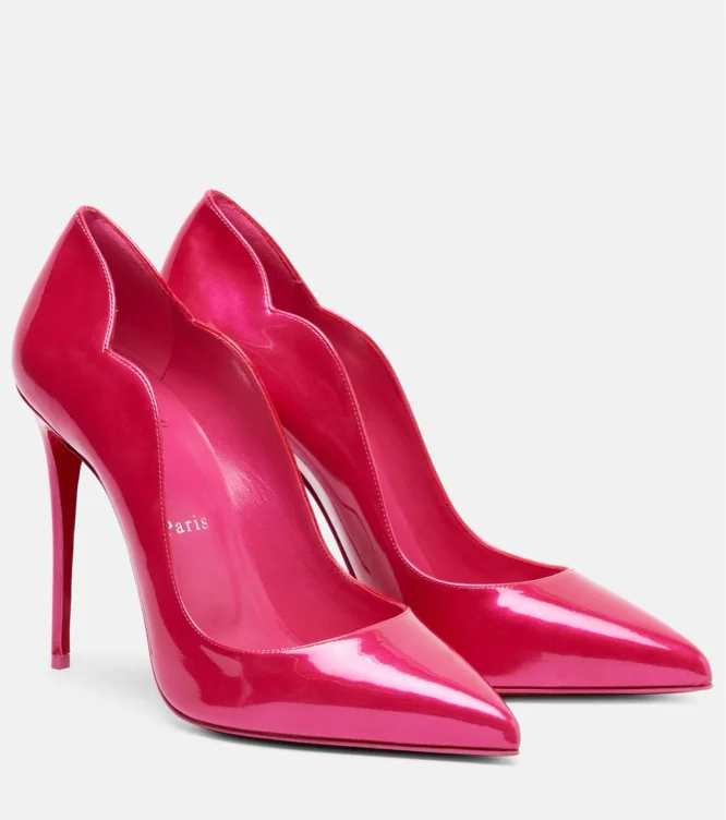 Christian Louboutin Hot Chick 110 patent leather pumps 