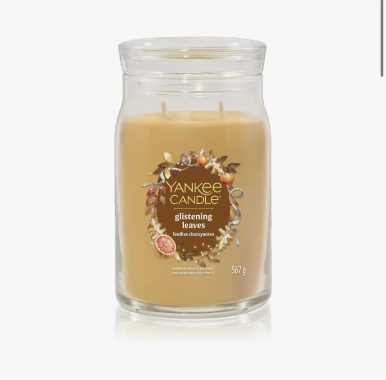 Yankee Candle Glistening Leaves