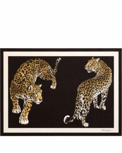 Dolce & Gabbana leopard-motif paper placemats (set of 36) 