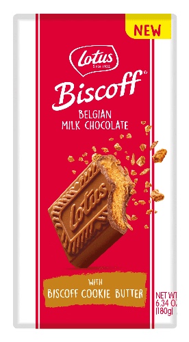 Biscoff Milk Chocolate Cookie Butter Bar